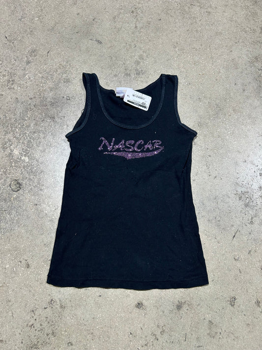 WMNS Nascar Tank Top - Black Size Small