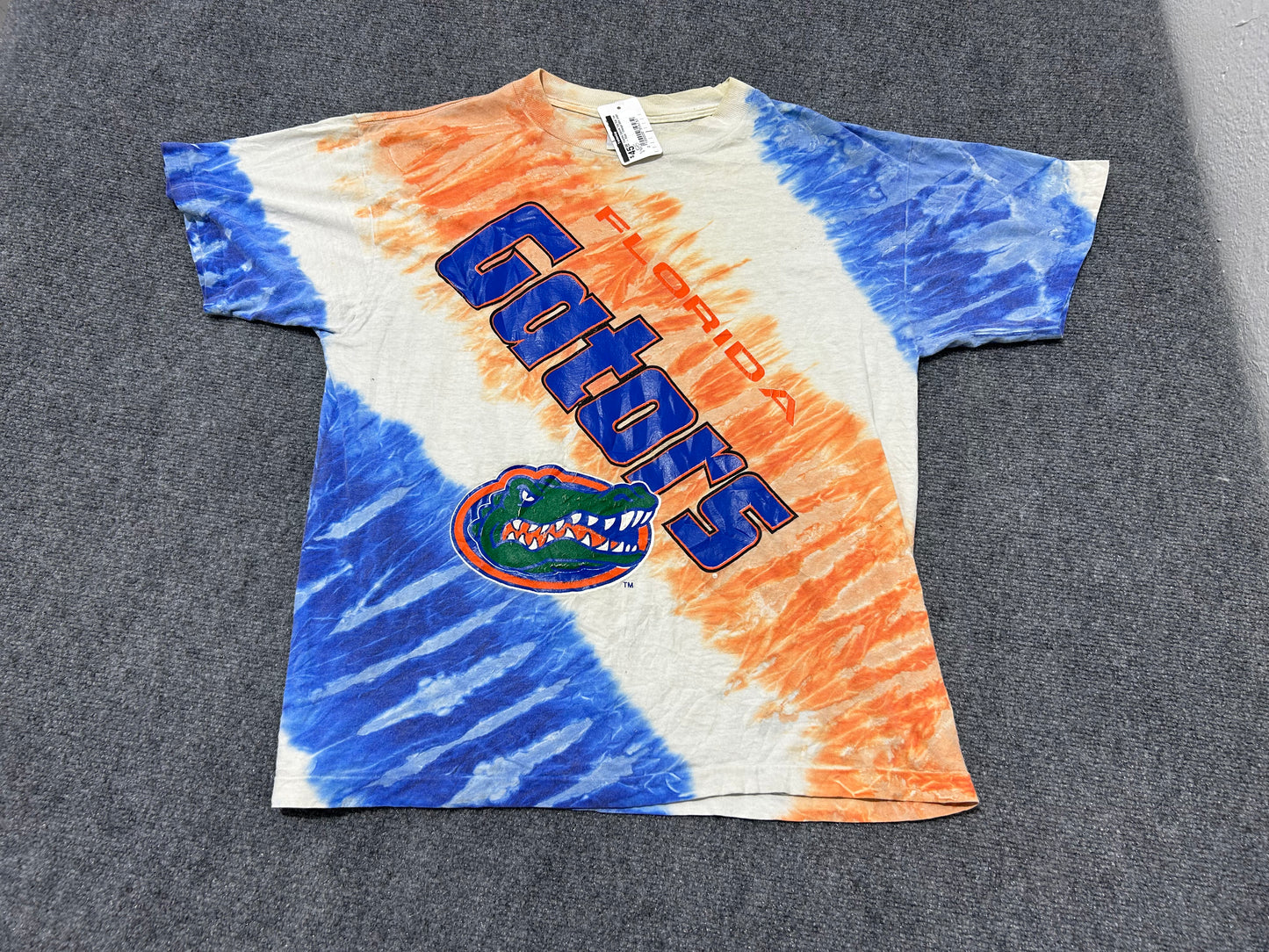 Florida Gators Tye Dye Tee - Blue / Orange Size Large
