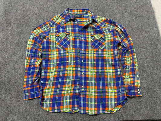 Polo Ralph Lauren Western Flannel - Multicolor Size Large