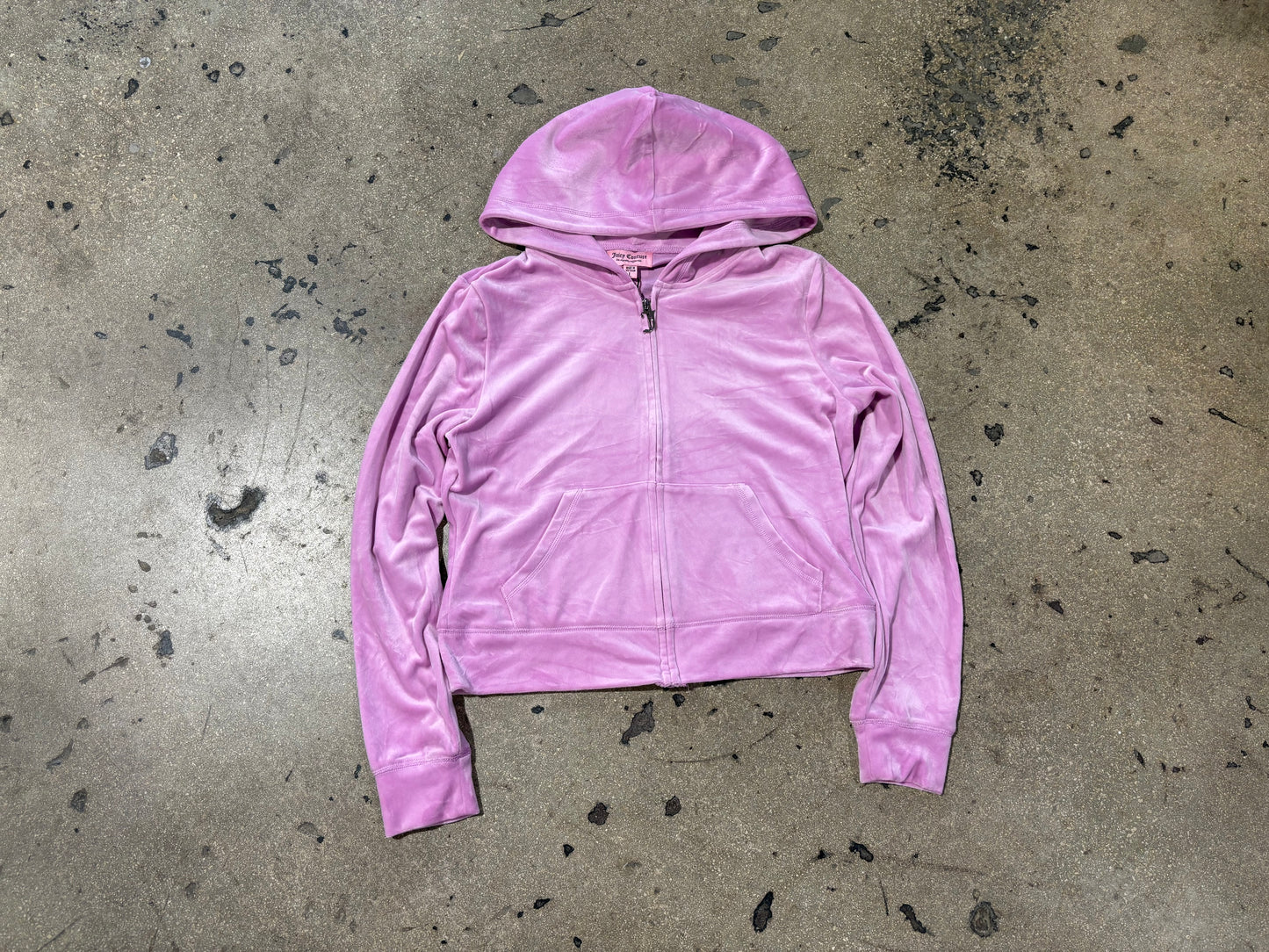 Juicy Couture Velour Hoodie/Shorts Set - Pink Size Large