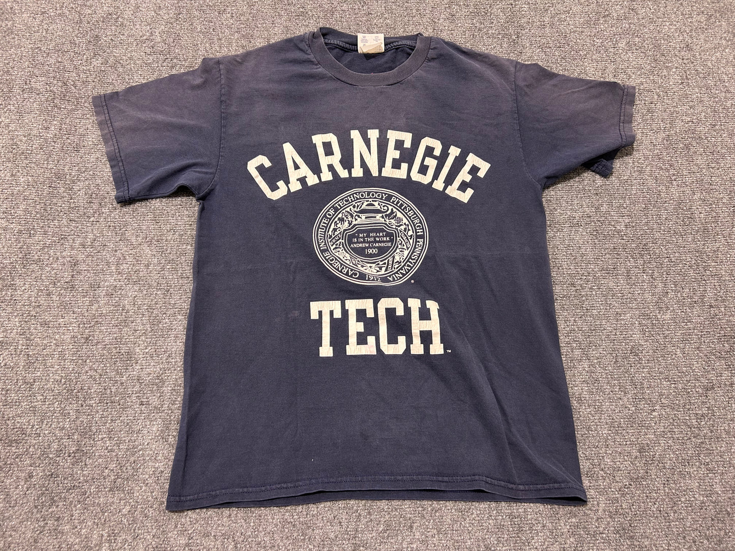 Carnegie Tech Tee - Navy Size Medium