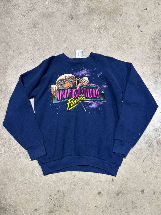 90s ET Universal Studios Crewneck - Navy Size XL