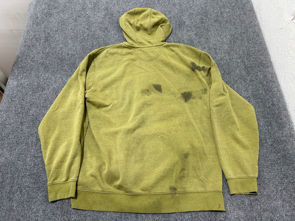 Carhartt Zip Up Hoodie - Light Olive Size XL