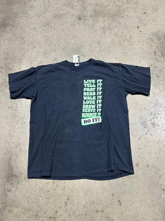 Do It Gods Ways Tee - Navy Size XXL