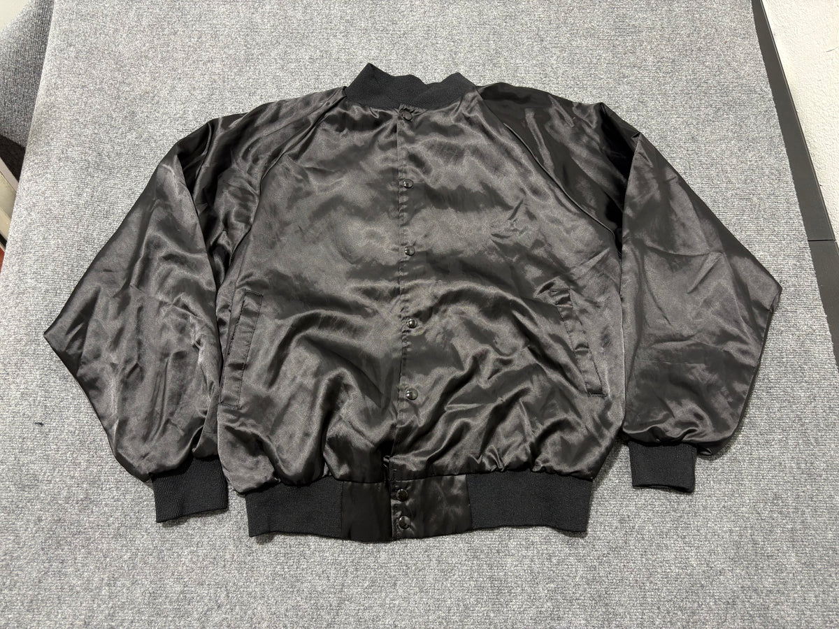 Tampa Lake Park BMX Satin Jacket - Black Size XL