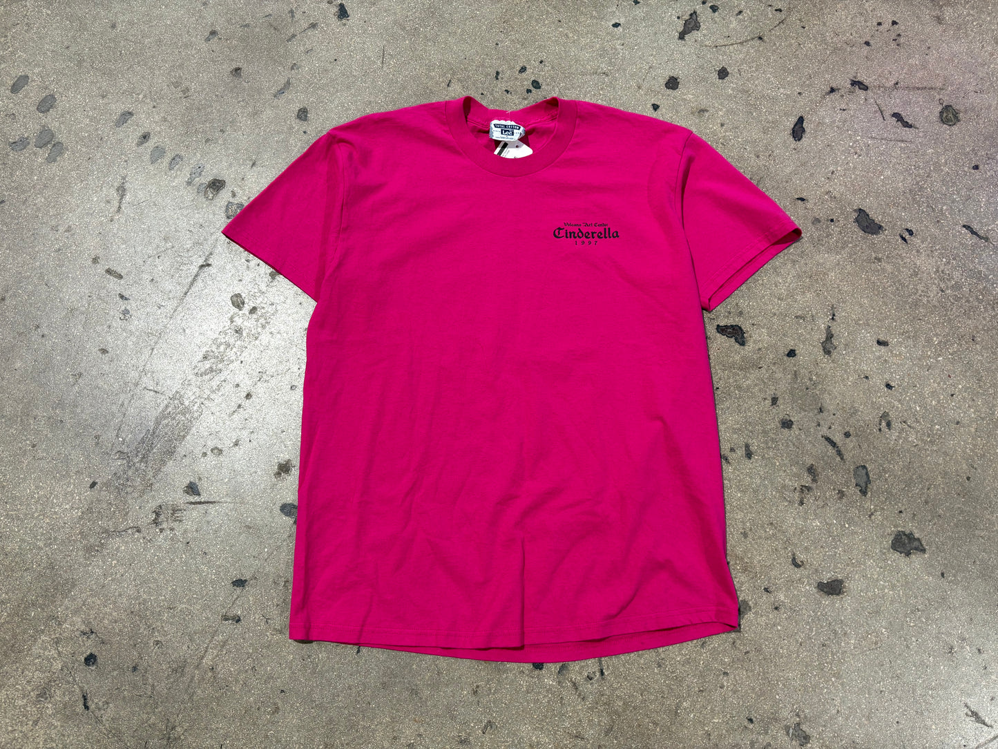 1997 Cinderella Theatre Tee - Pink Size Large