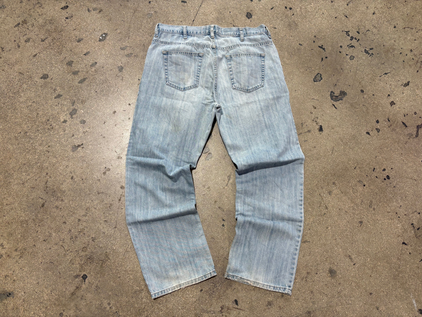 90s Old Navy Straight Fit Jeans - Light Wash Size 36 x 32