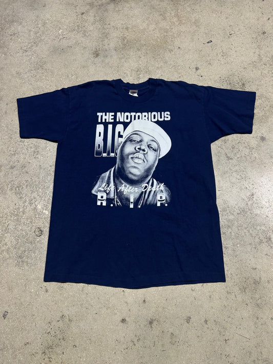 The Notorious BIG Life After Death Tee - Navy Size XXL