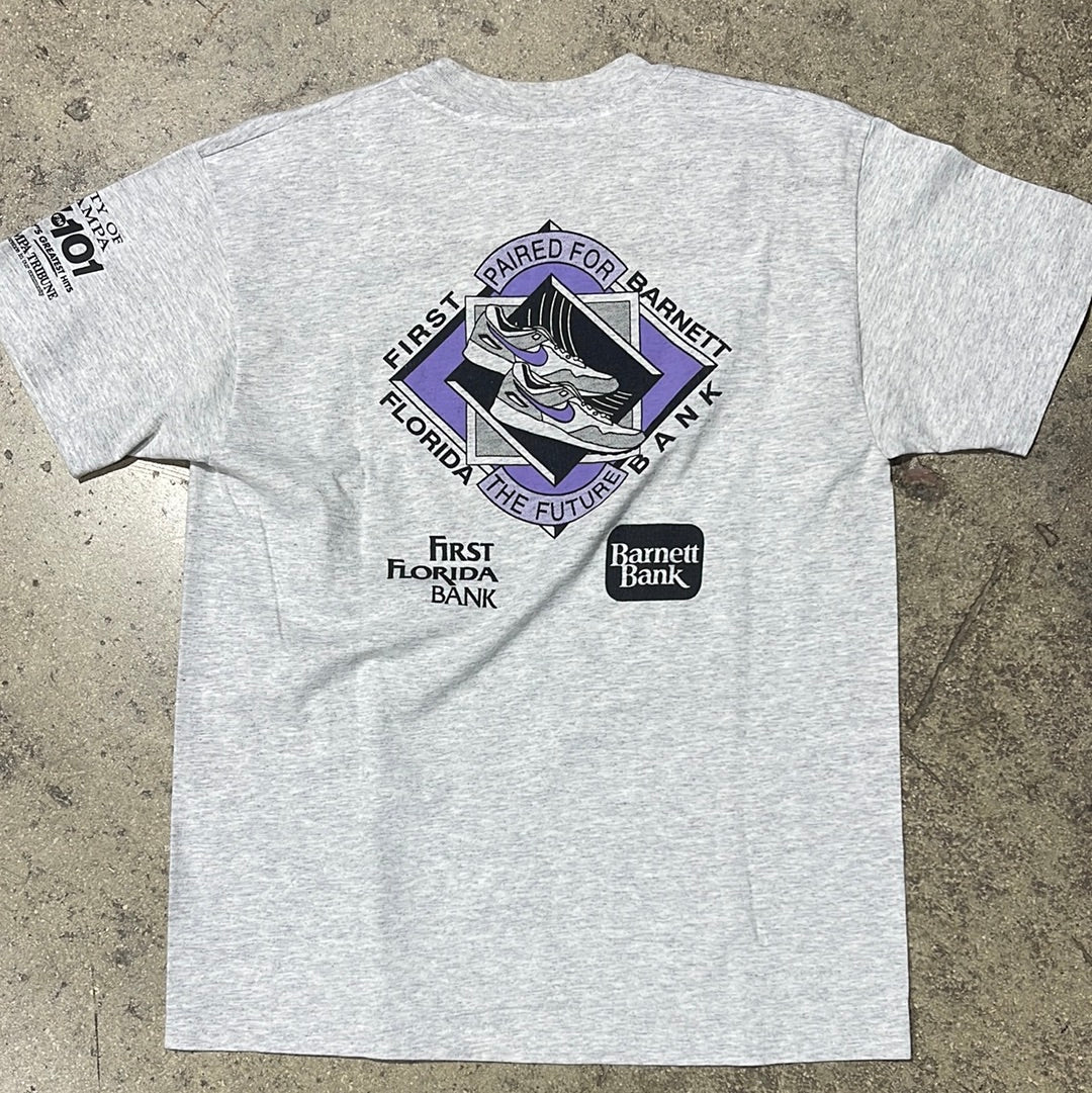 1993 Nike Gasparilla Tee - Ash Grey Size Large