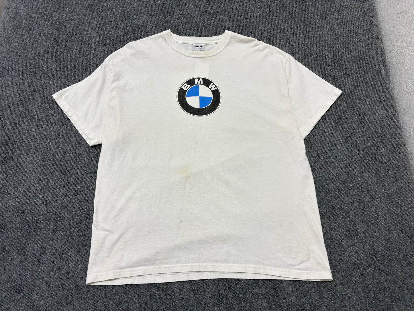 BMW Classic Logo Tee - White Size XL