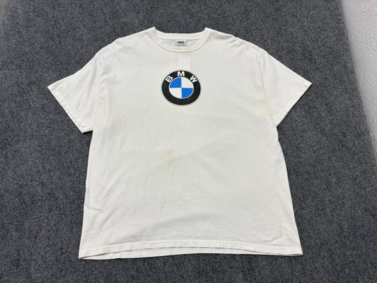 BMW Classic Logo Tee - White Size XL