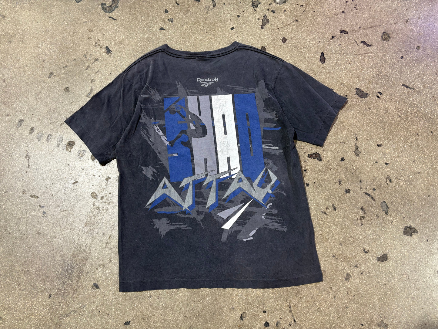 Reebok Shaq Attack Tee - Black Size Large