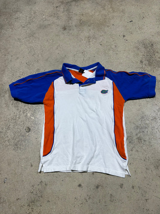 Starter University of Florida Gators Polo Shirt - White Size Medium