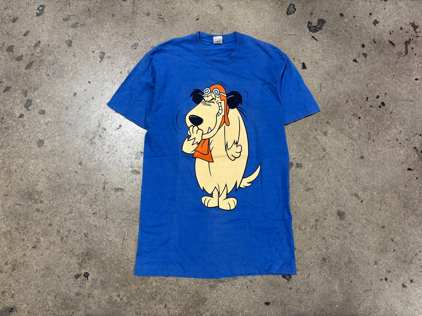 1994 Mutley The Dog Tee - Blue Size Large