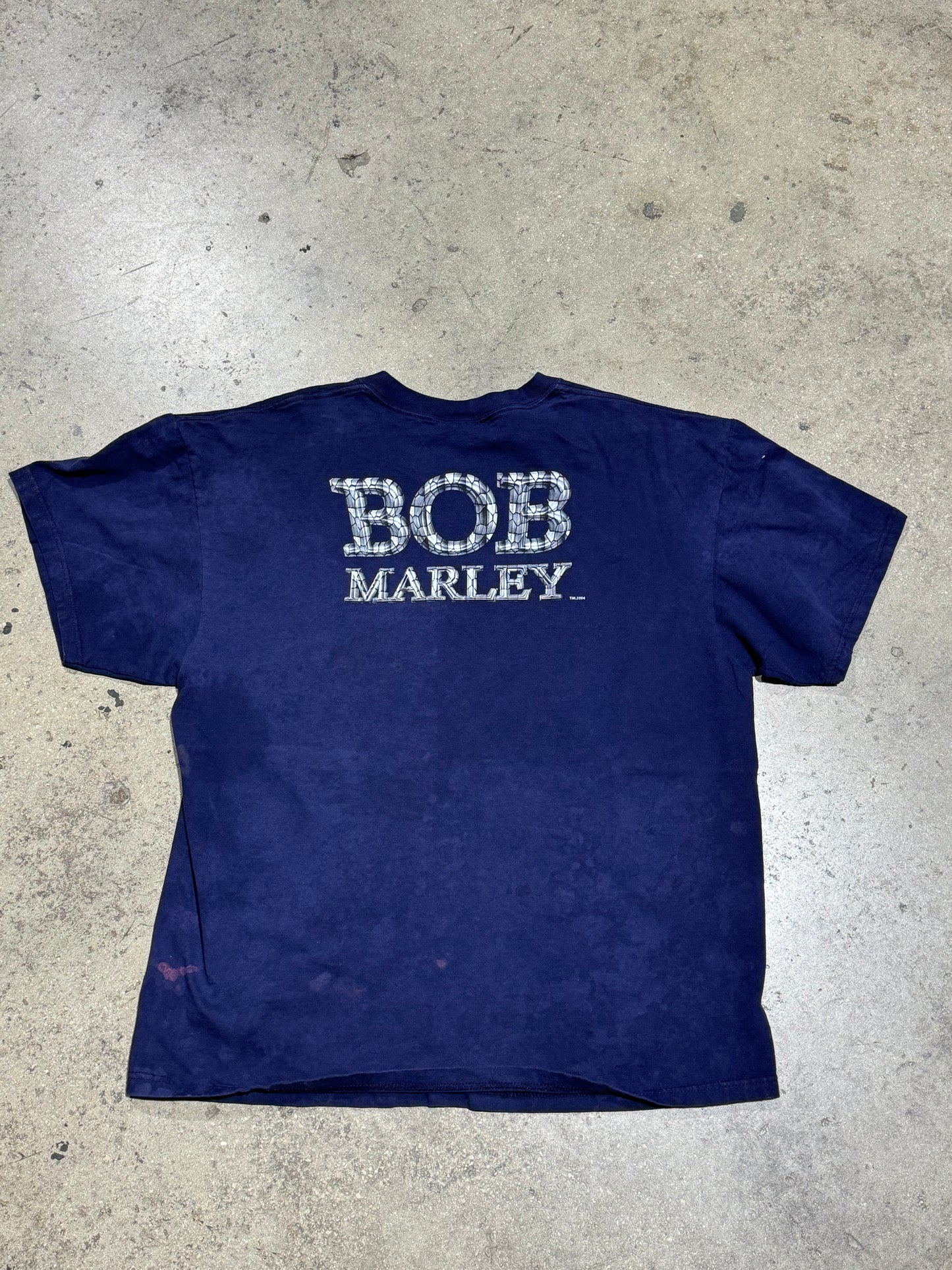 Bob Marley Plant Matter Tee - Navy Size XL