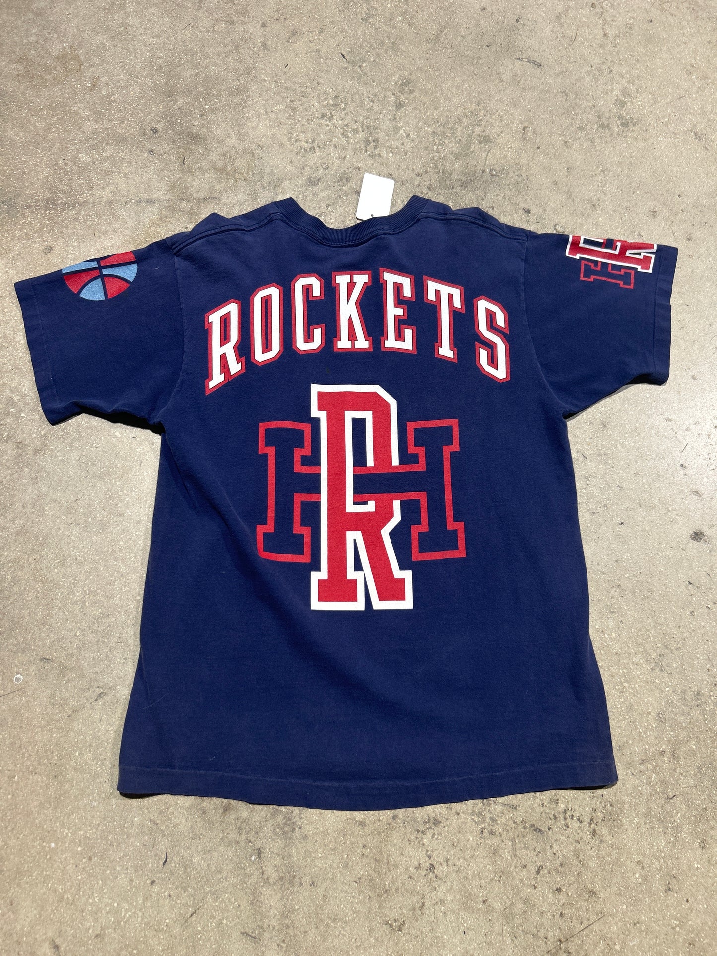 Pro Player Houston Rockets AOP Tee - Navy Size Large