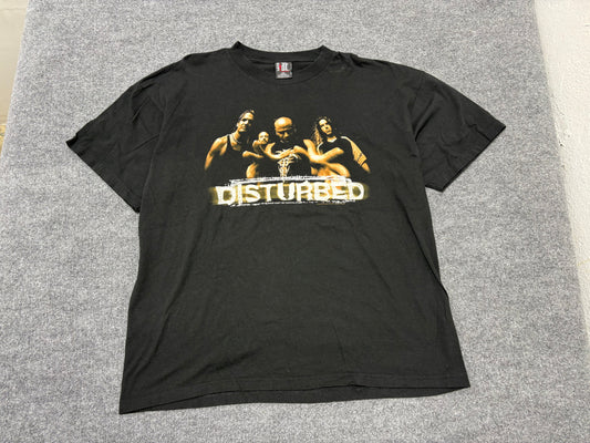 2000 Disturbed Members Tee - Black Size XXL