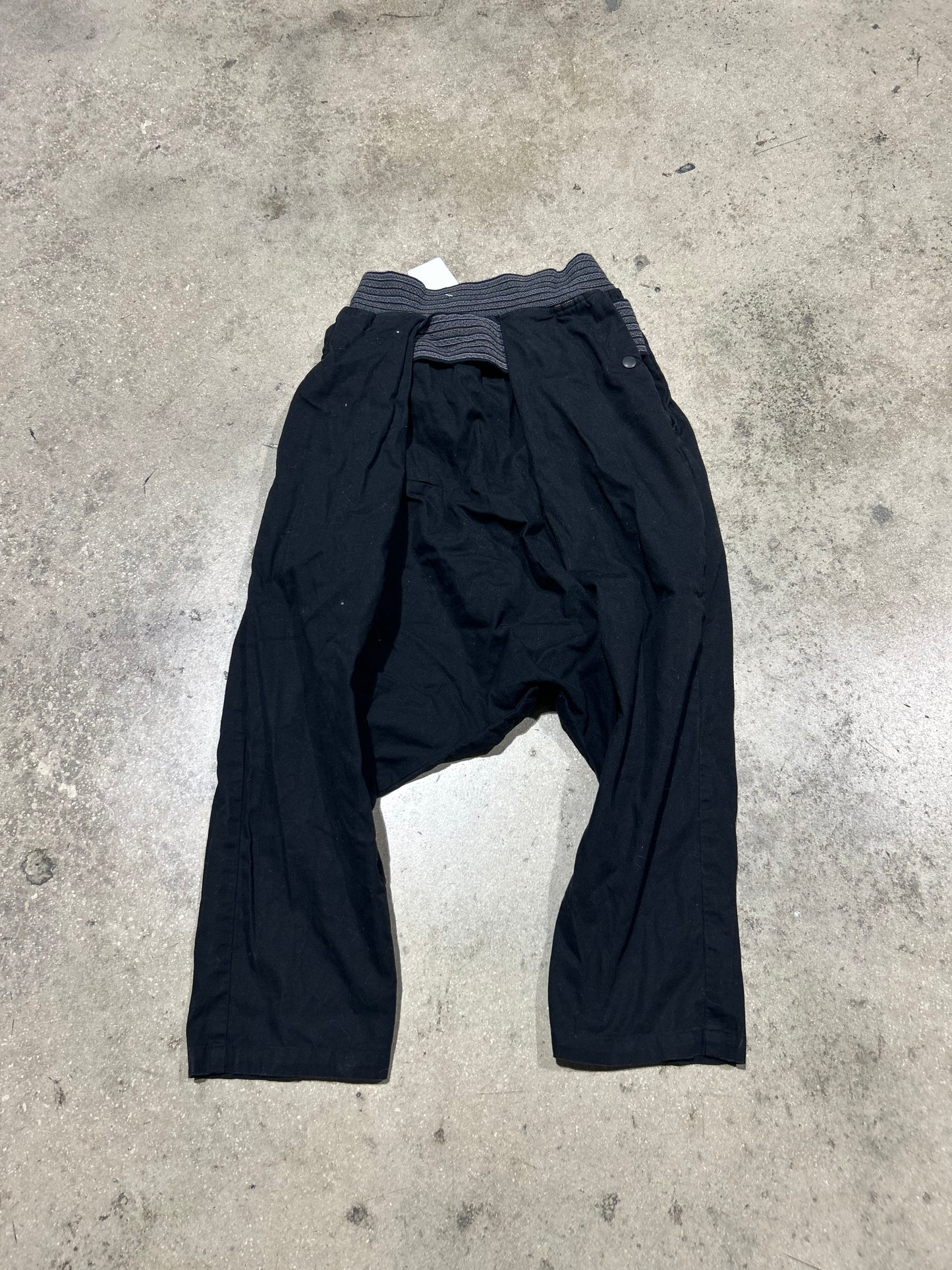 Kapital Sirlon Stretch Cropped Pants - Black Size Small