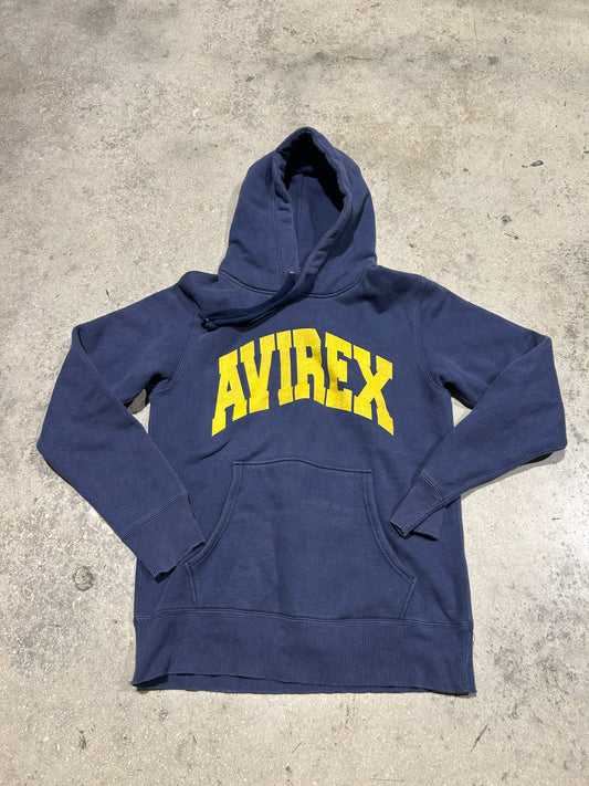 Avirex Hoodie - Blue Size Medium