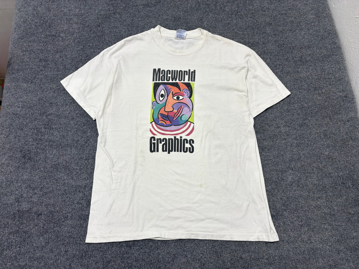Macworld Graphics Tee - White Size XL