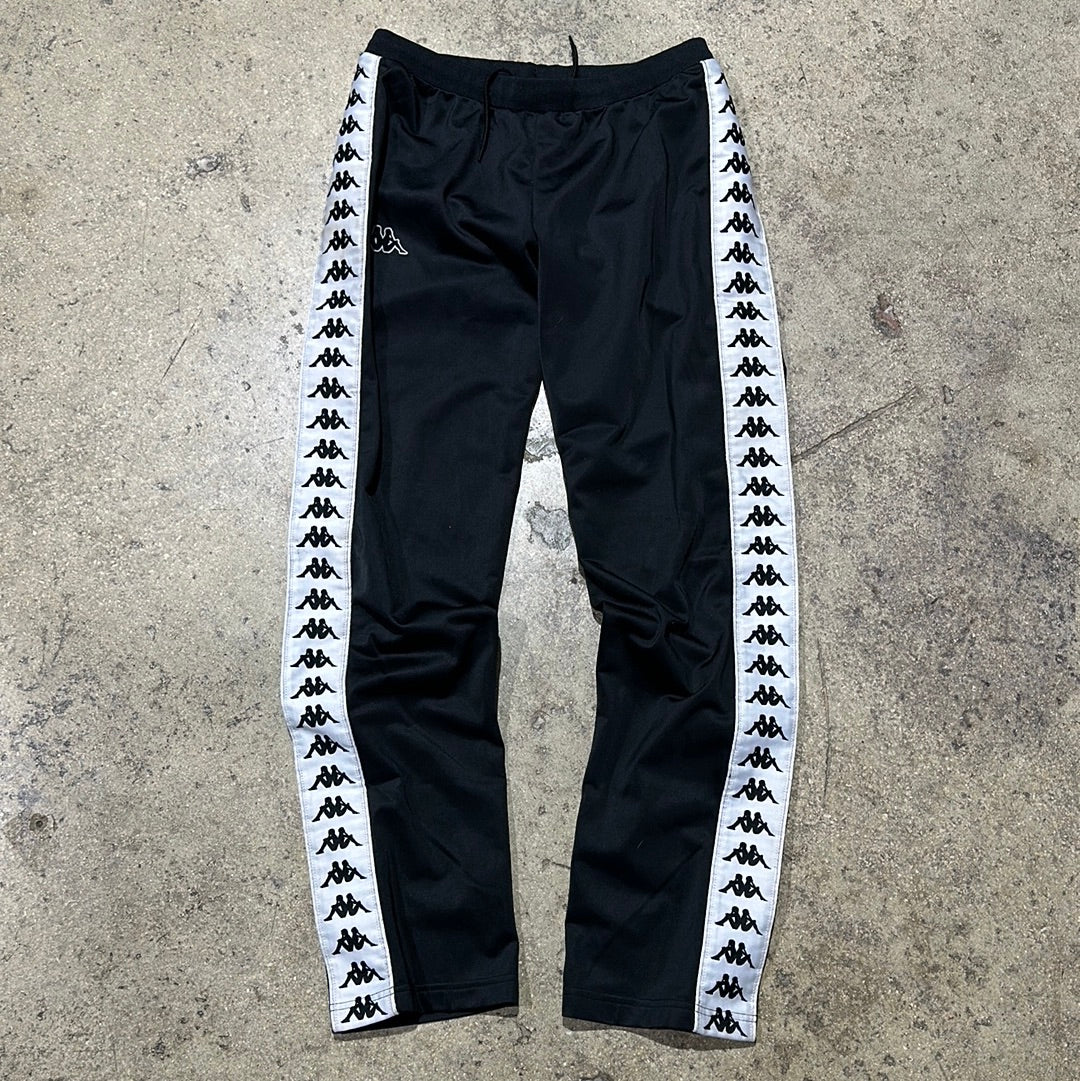 Kappa Trackpant Joggers - Black Size Medium