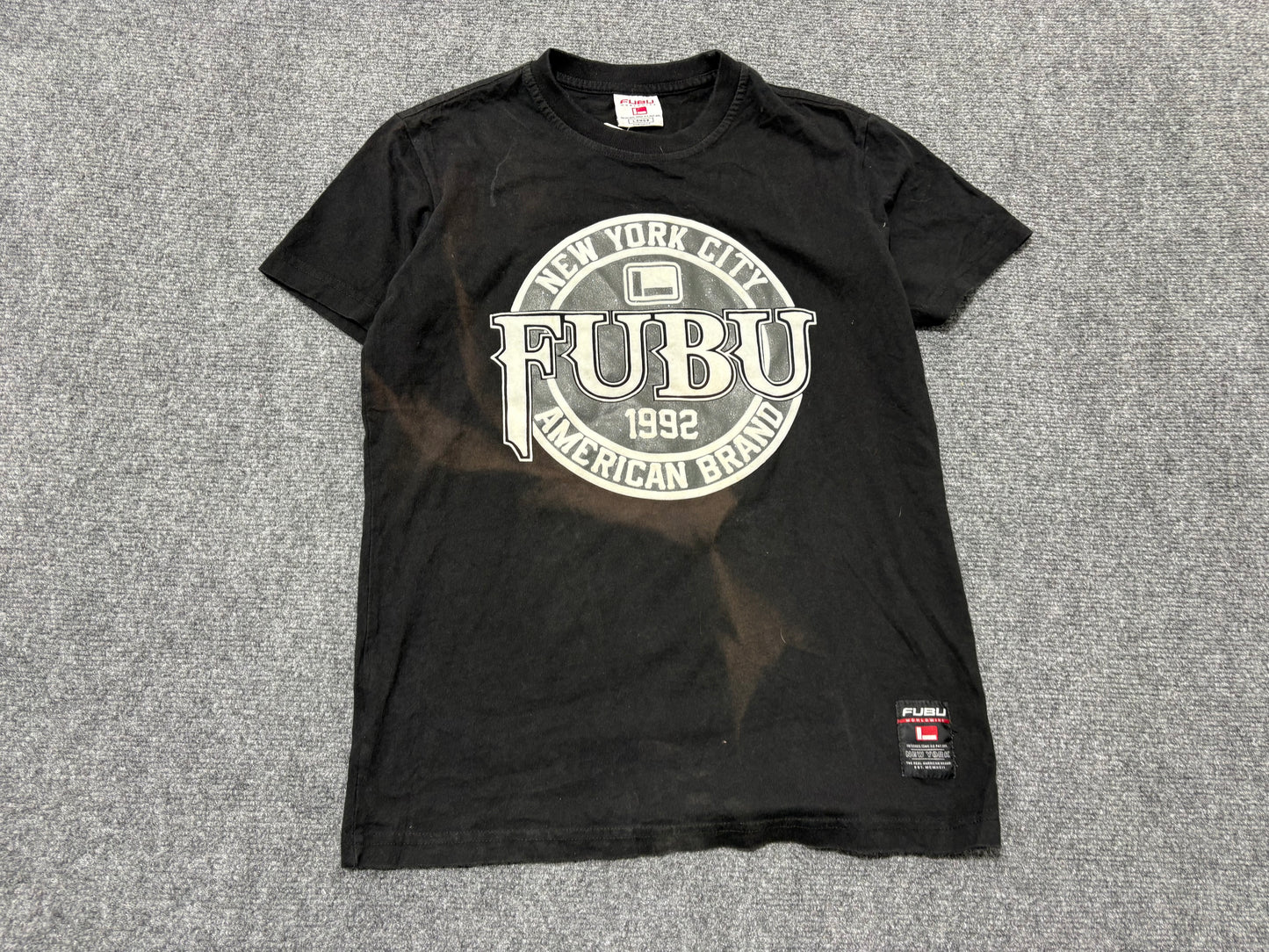 FUBU New York City Tee - Black Size Large