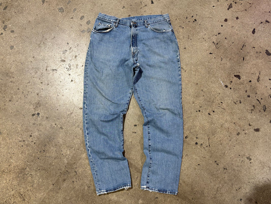 Distressed RRL Denim - Light Wash Size 38x32