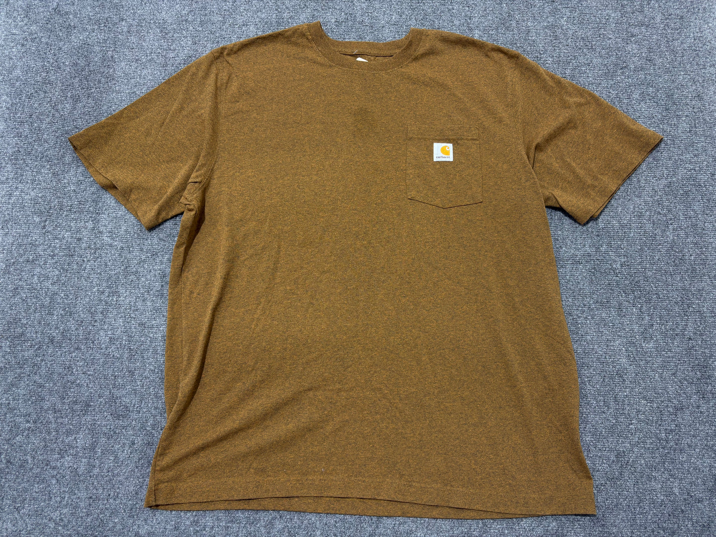 Carhartt Short Sleeve Pocket Shirt - Brown Size XL