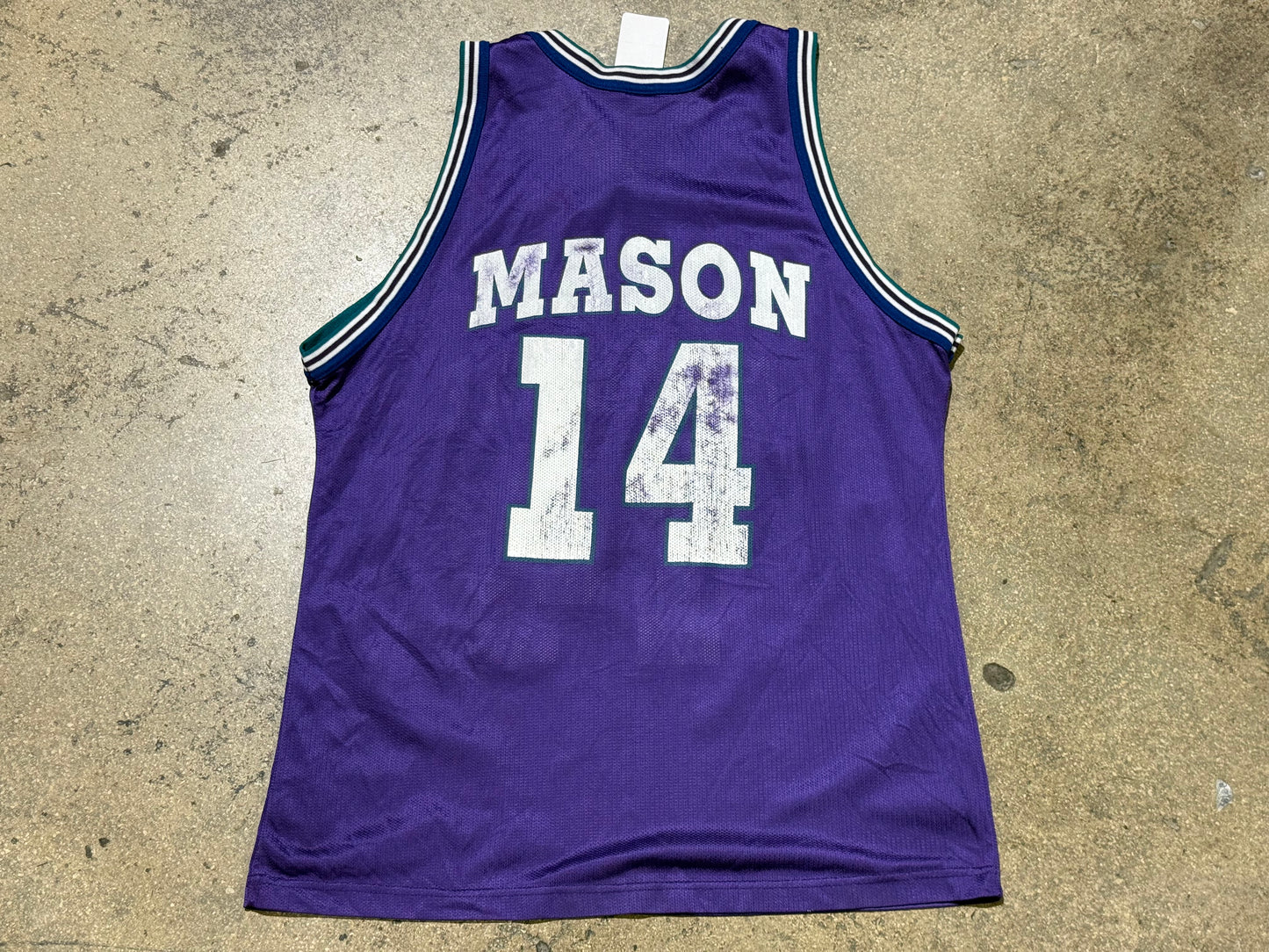 Champion Charlotte Hornets Mason #14 Jersey - Purple Size 48/XL