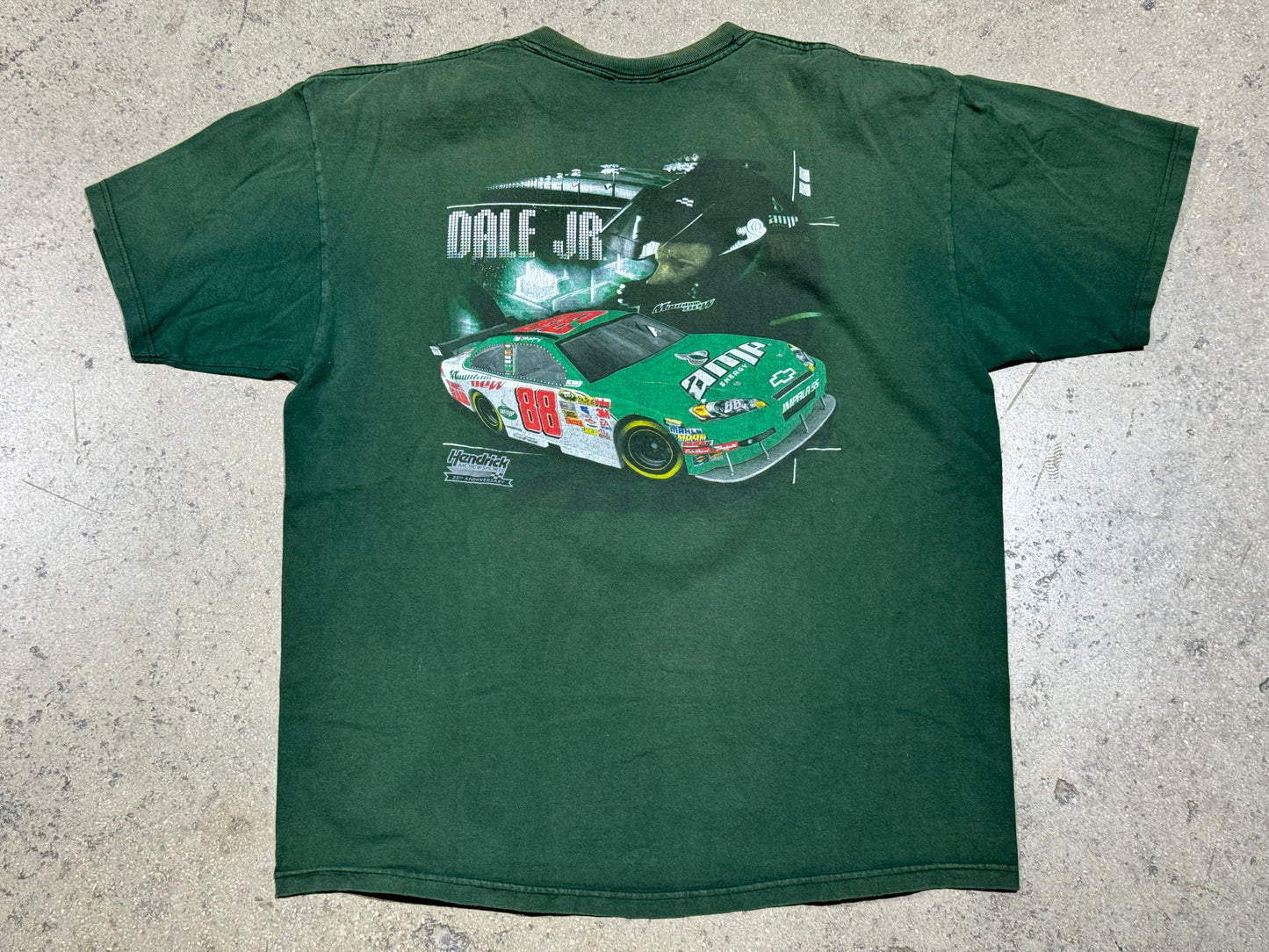 Dale Jr. #88 Car Tee - Green Size XL