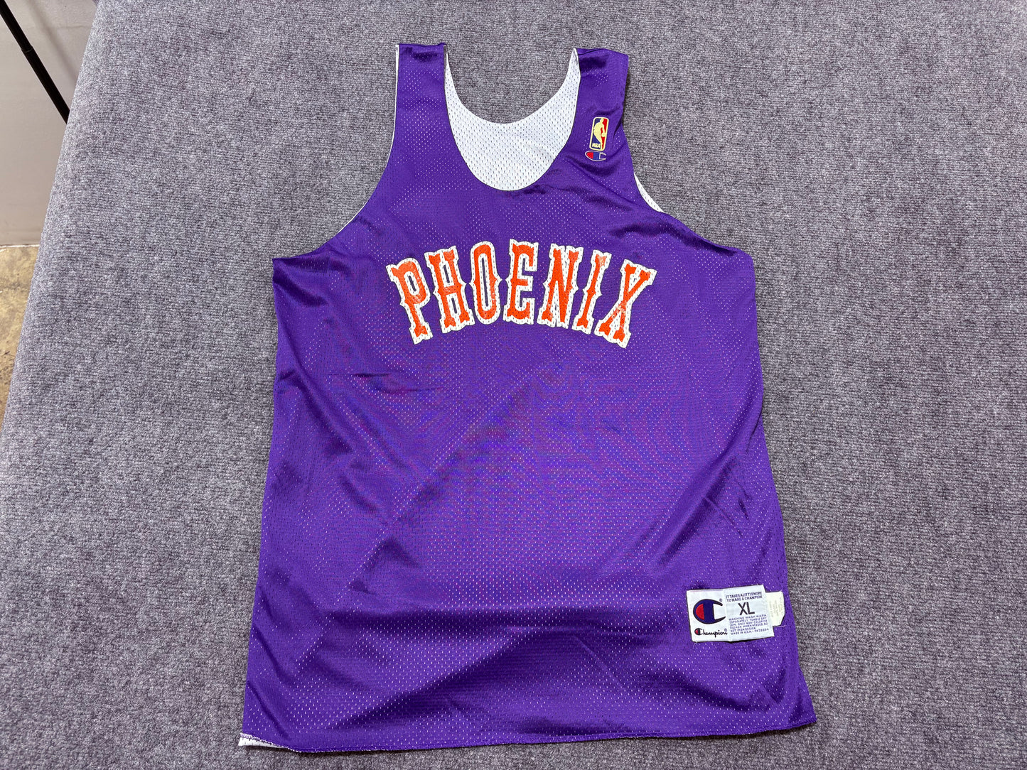 Champion Phoenix Suns Reversible Jersey - Purple / White Size XL