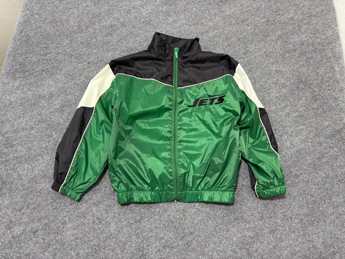 Youth New York Jets Windbreaker Jacket - Green/ Black Size Youth Medium