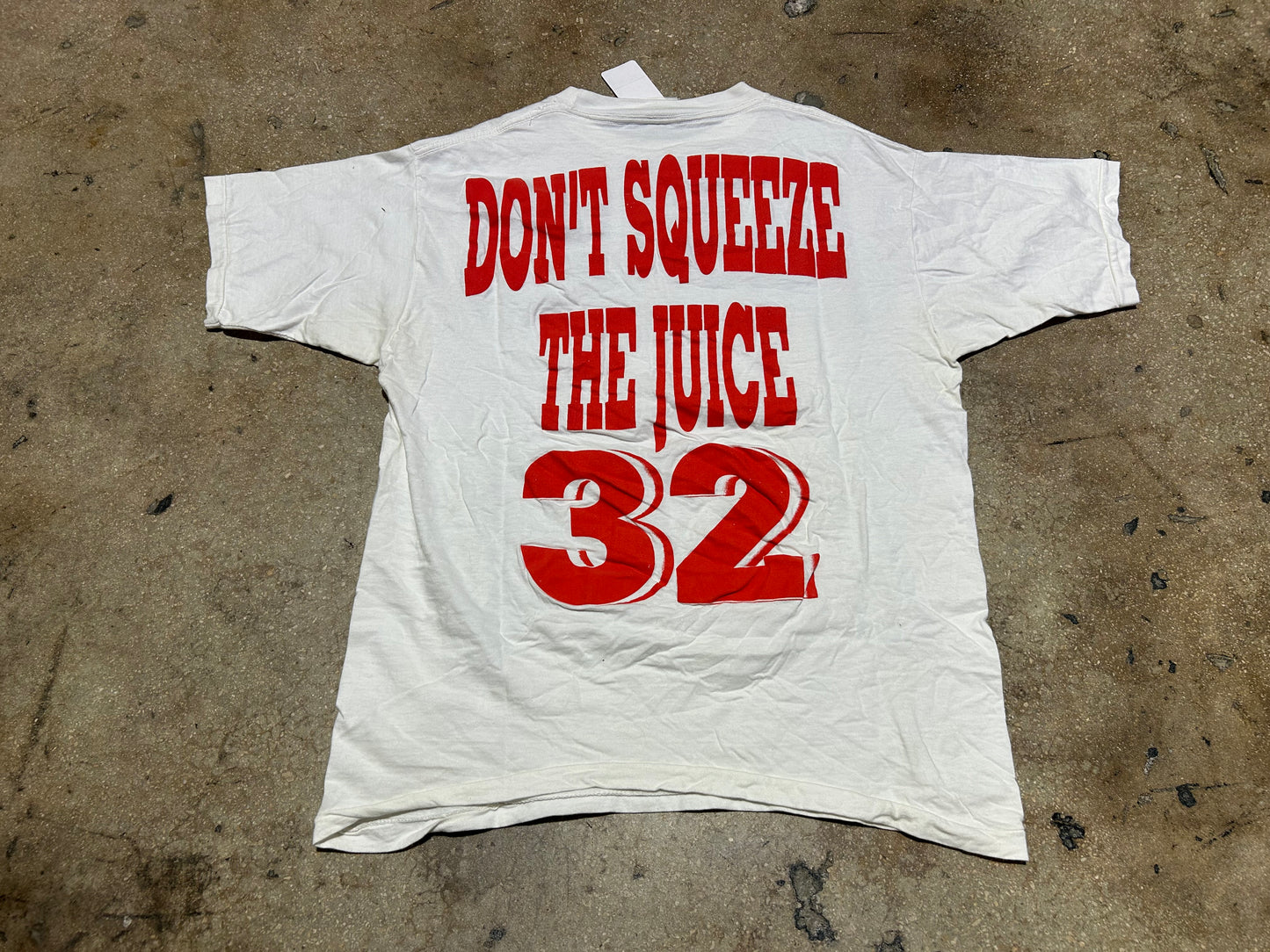 A Setup? Let The Juice Loose Tee - White Size XL