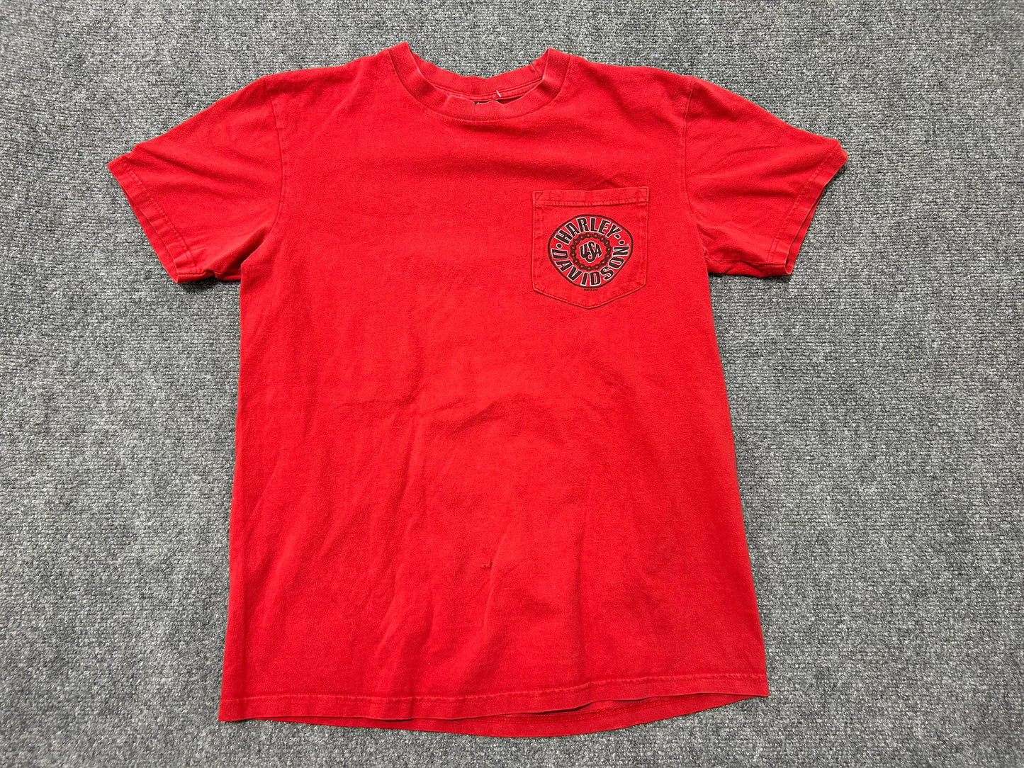 Harley Davidson South Dakota Tee - Red Size Medium