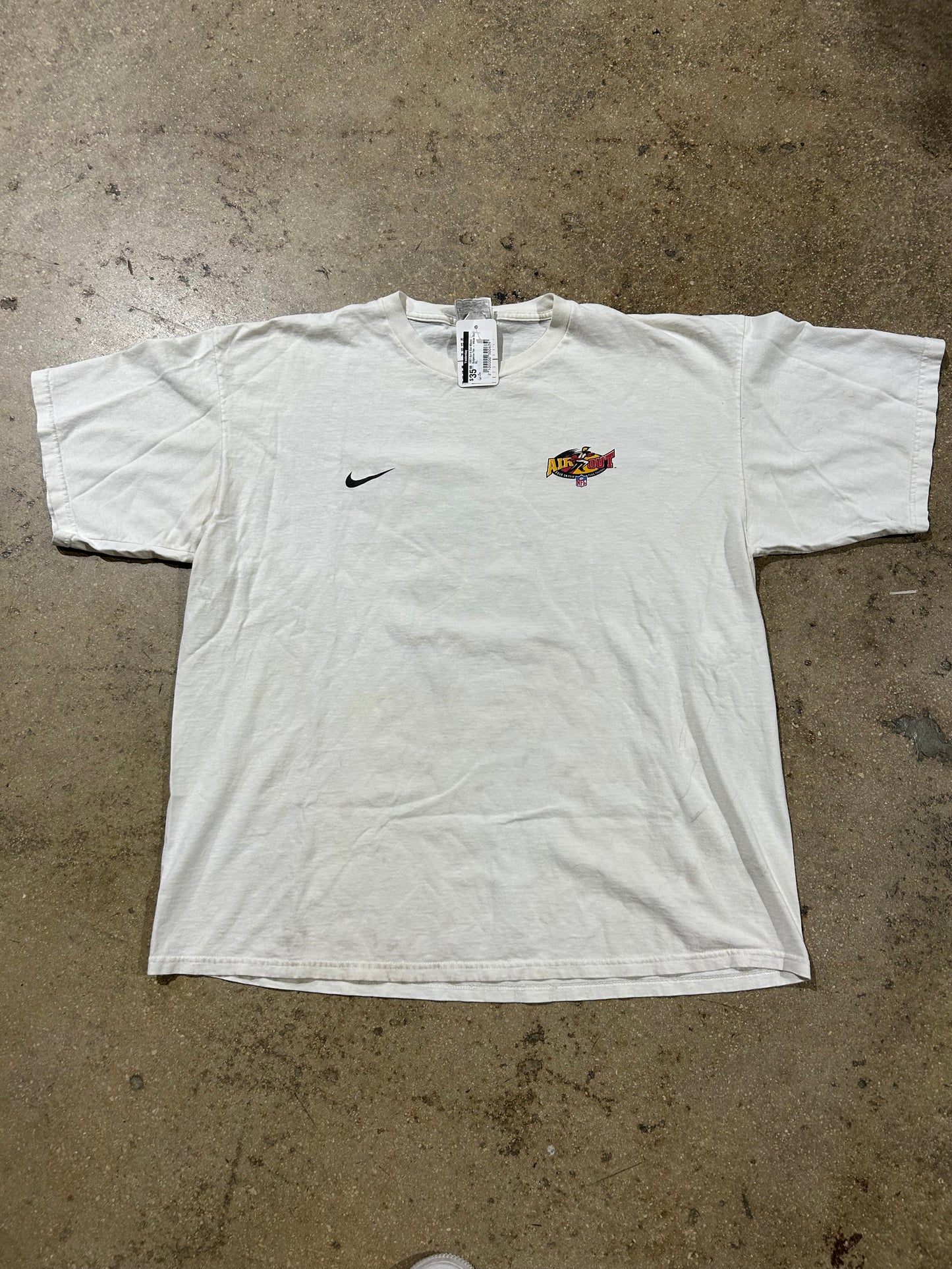 1997 Air It Out Miami Dolphins Tee - White Size XL