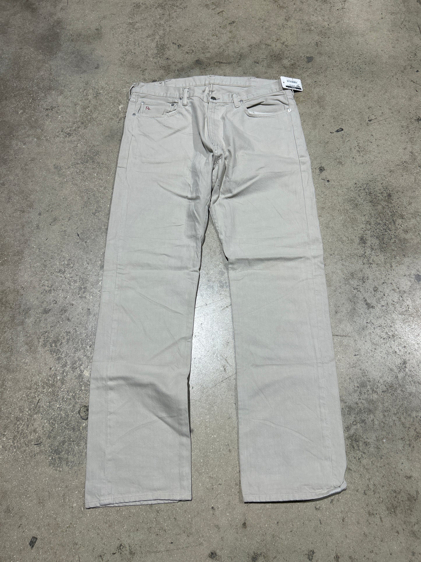Polo Ralph Khaki Jeans - Khaki Size 38x36