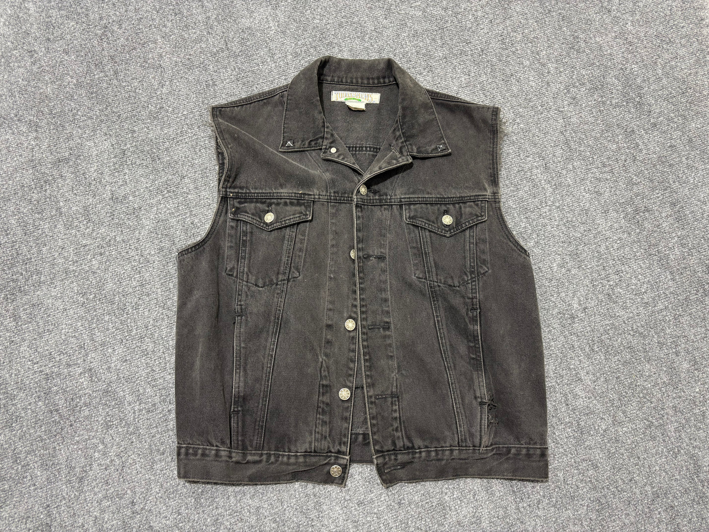 Metallica Denim Jean Vest - Black Size Medium