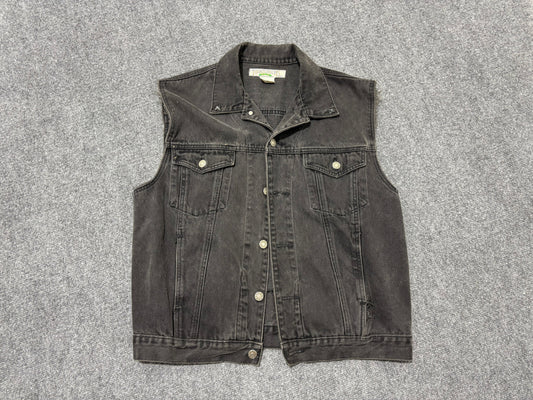 Metallica Denim Jean Vest - Black Size Medium