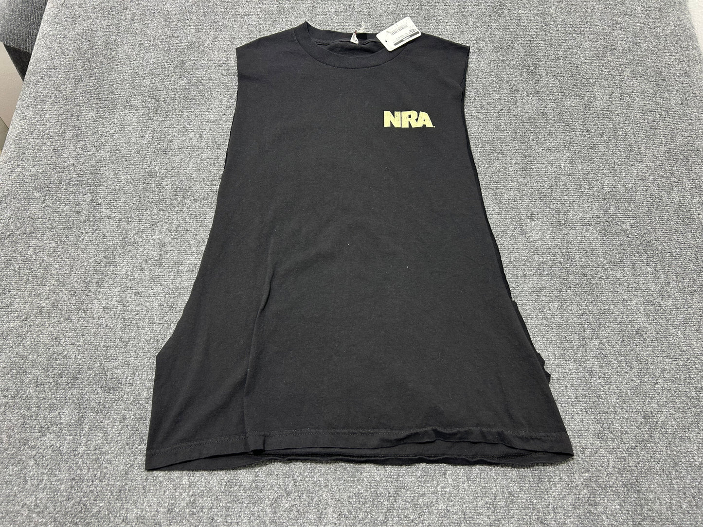 NRA Freedom Eagle Cutoff Tee - Black Size XL