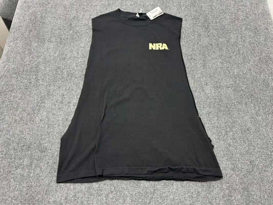 NRA Freedom Eagle Cutoff Tee - Black Size XL