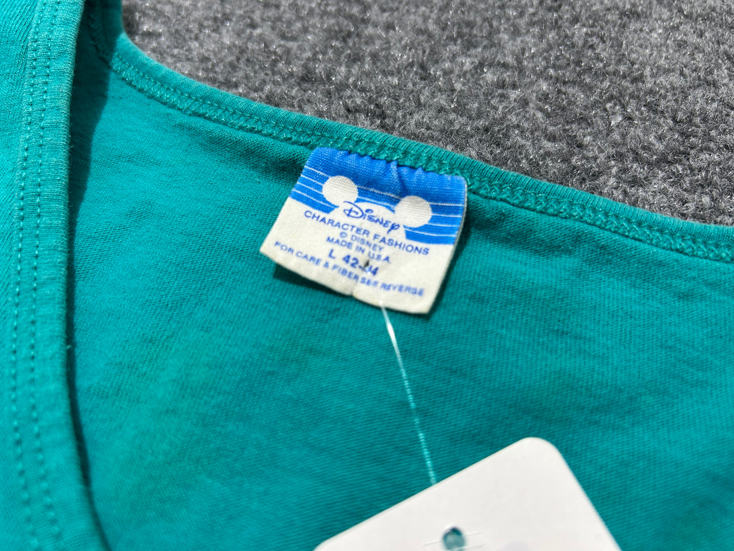 Walt Disney World 20 Magical Years Tank Top - Teal Size Large