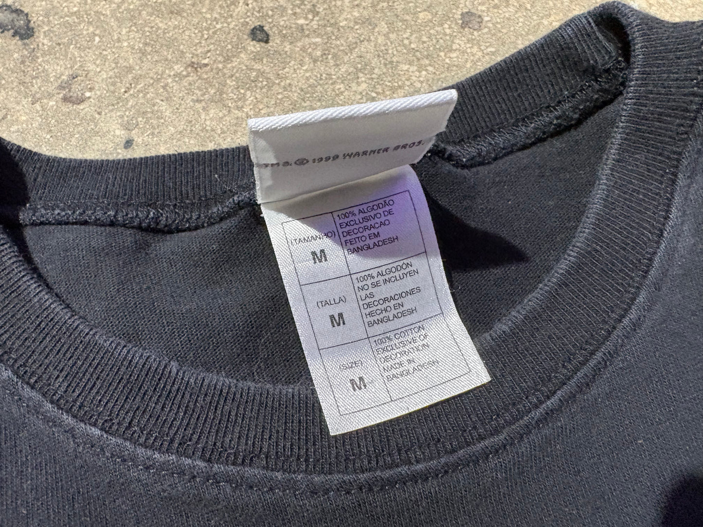 Taz Bowling Pocket Tee - Black Size Medium