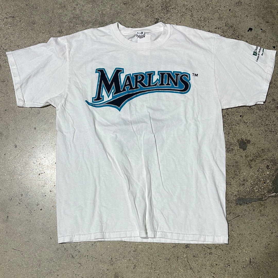 Florida Marlins Chris Coghlan Jersey Tee - White Size XL