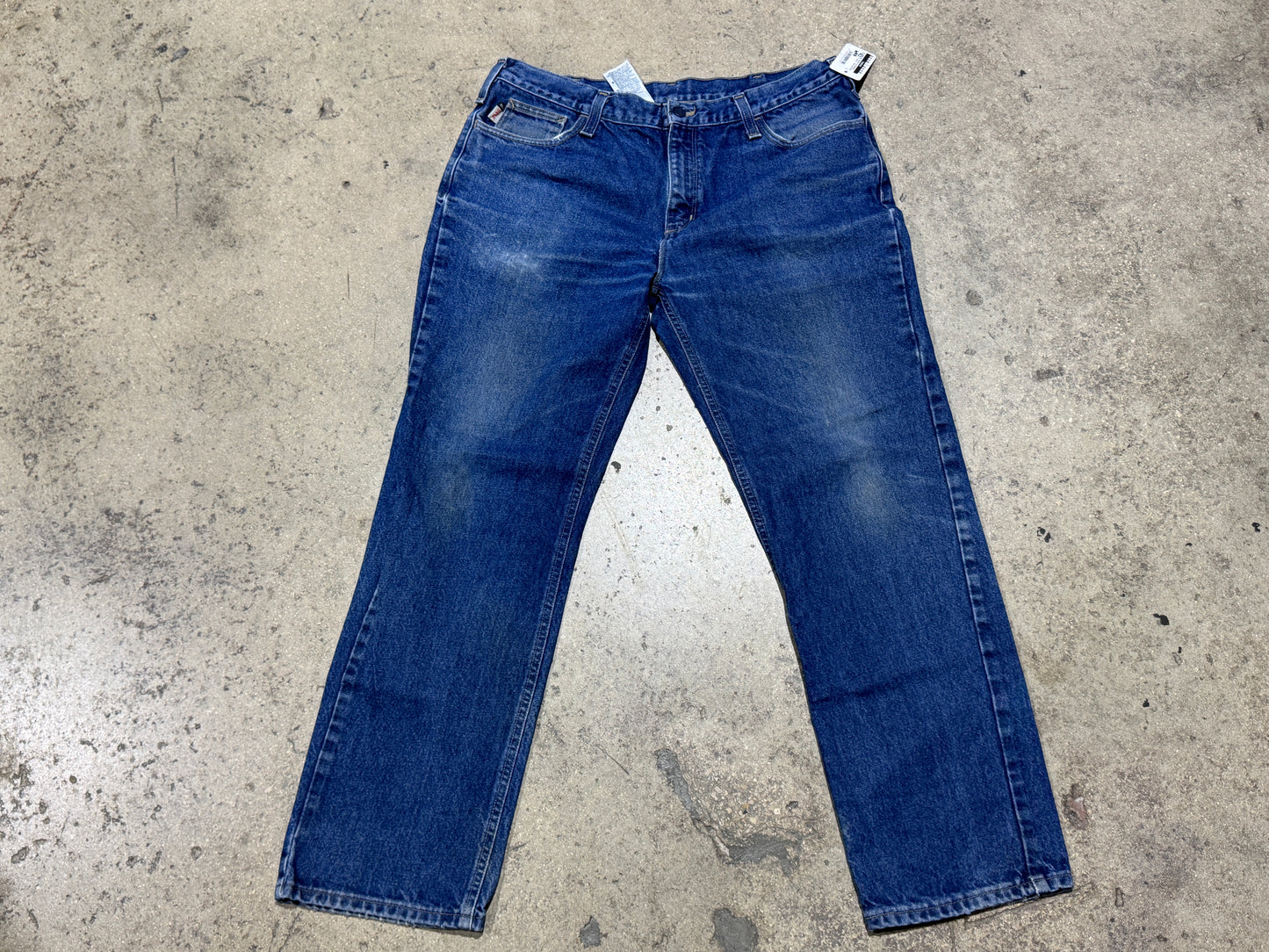 Carhartt Fire Resistant Denim - Blue Size 38x32