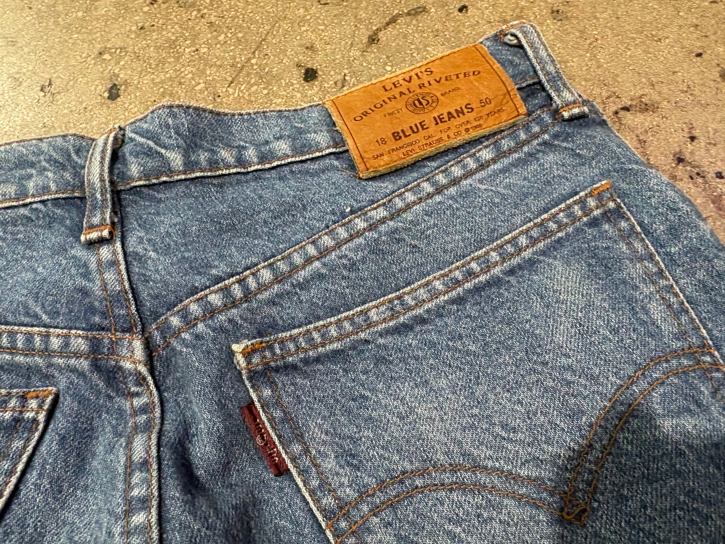 80s Levis Made In Japan Denim - Blue Size 32 x 29