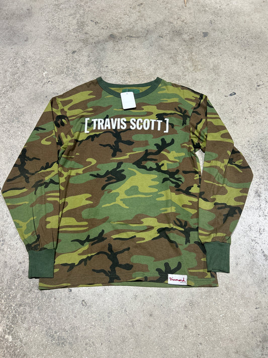 Travis Scott Rodeo Long Sleeve Tee - Camo Size Medium