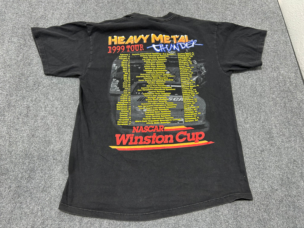 1999 Winston Cup Heavy Metal Thunder Tee - Black Size XL