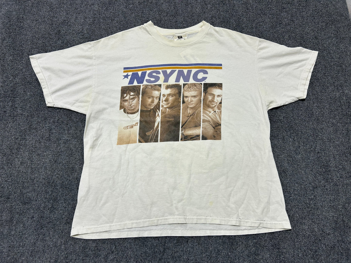 NSYNC Group Portrait Tee - White Size XL
