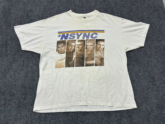 NSYNC Group Portrait Tee - White Size XL