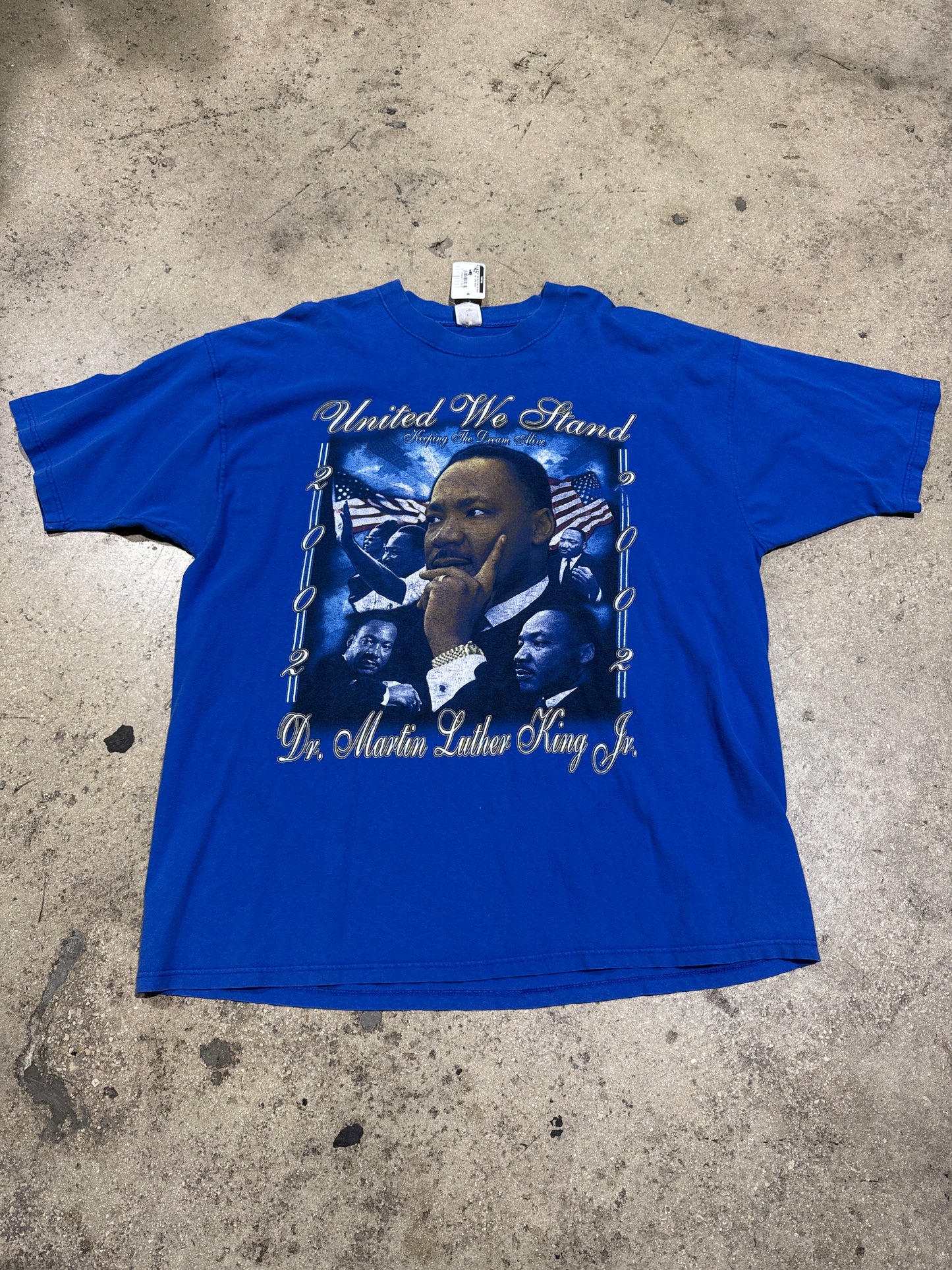 2002 MLK United We Stand tee - Blue